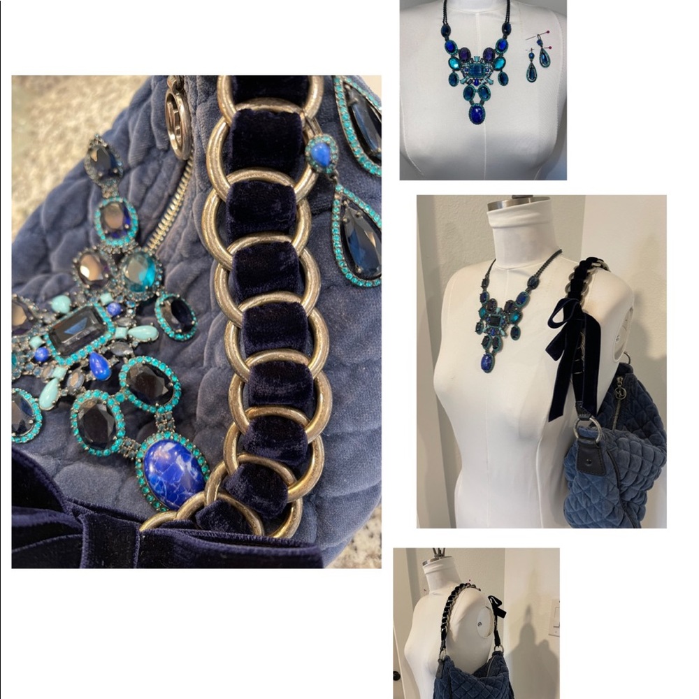 Carolee Lux necklace set AND Marc Jacobs Bag 🎁